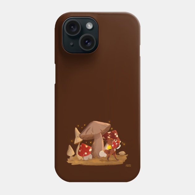 Maple the red fox Phone Case by Four Seasons Fox