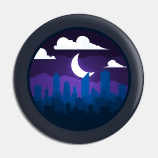 City - Landscape Pin