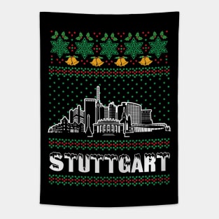 Stuttgart Germany Ugly Christmas Tapestry