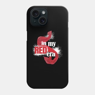 in my red era Phone Case