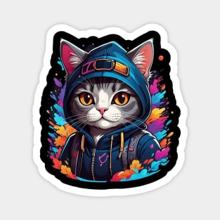 Street Cat Magnet