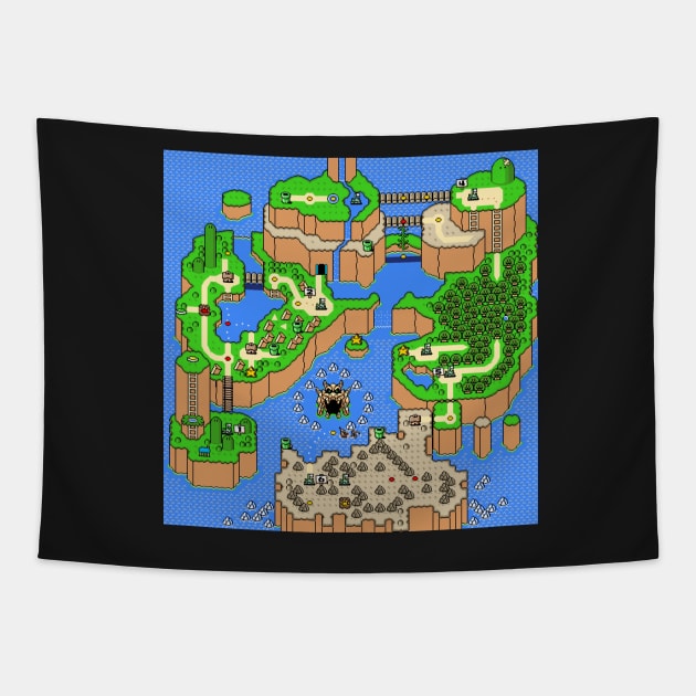 Overworld Map Tapestry by SpriteGuy95