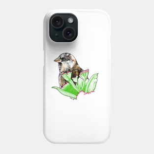 Peek-a-Boo!  (House Sparrow) Phone Case