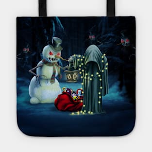 Dark christmas time Tote