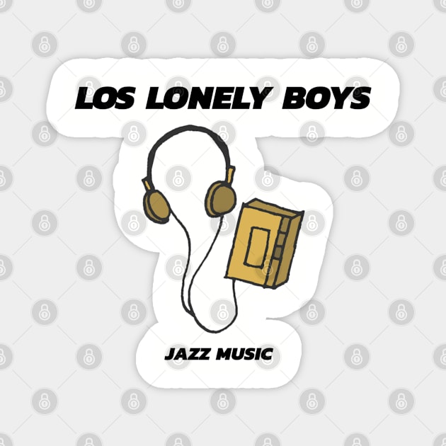 Los Lonely Boys / Cassette Tape Style Magnet by Mieren Artwork 