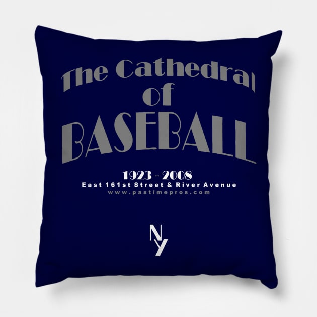 The Cathedral of Baseball Original Yankee Stadium Pillow by Pastime Pros