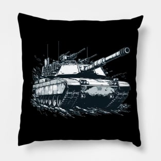 American M1 Abrams: Tank Powerhouse Graphic Pillow