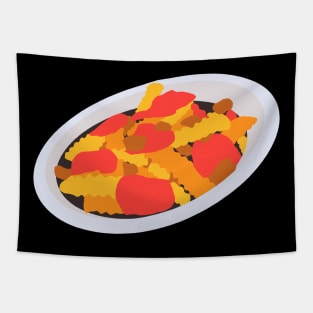 Pizza Fries Tapestry