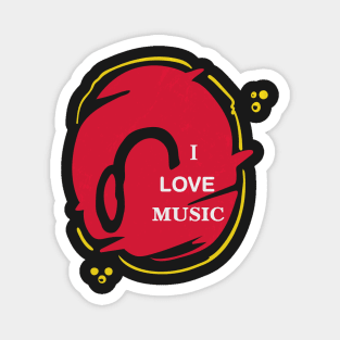 I Love Music Magnet