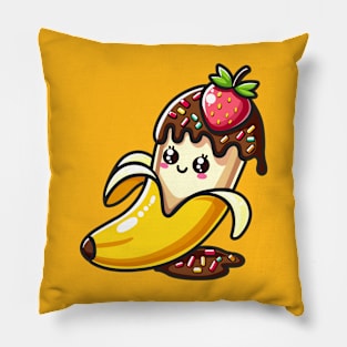 Cute Choco Banana Pillow