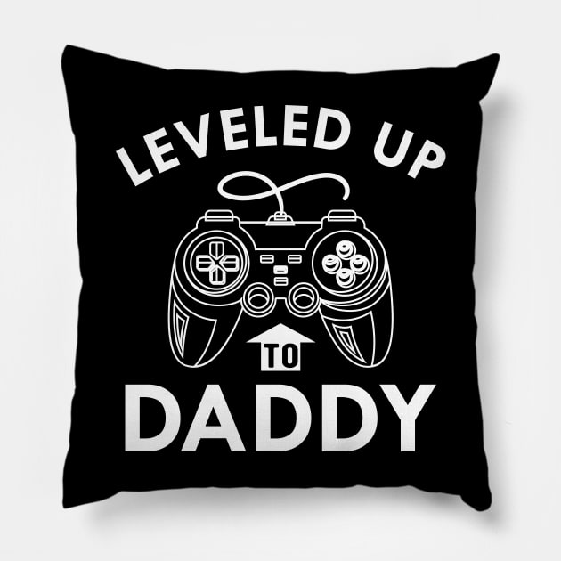 New Daddy - Leveled up to daddy Pillow by KC Happy Shop