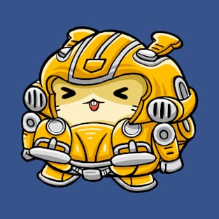 Cute Hamster Robot Costume T-Shirt