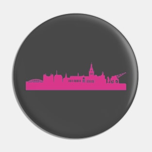 Nijmegen skyline pink Pin