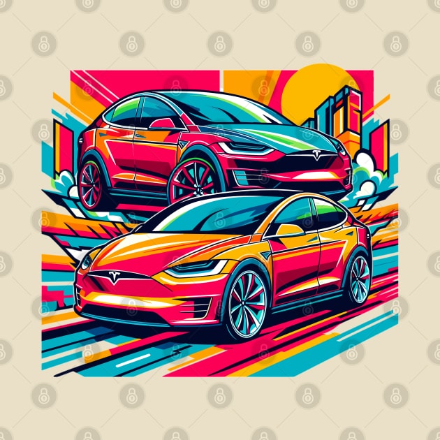 Tesla Model X by Vehicles-Art