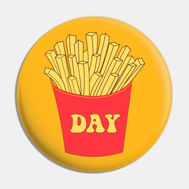 Fries Day Pin by Vintage Dream