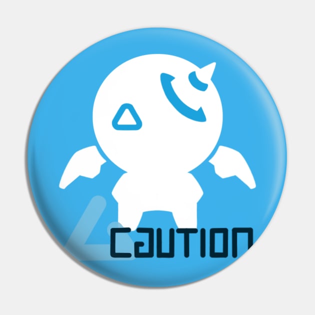 Caution Pin by MidnightPremiere