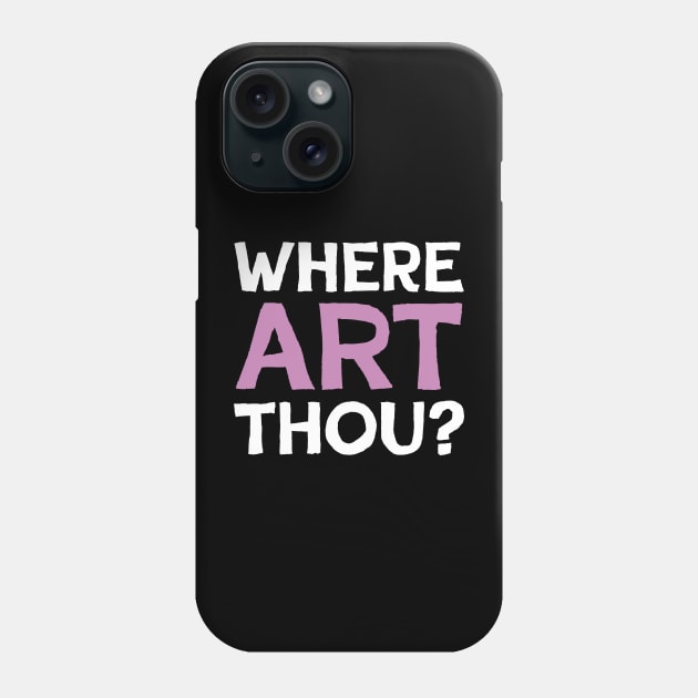 WHERE ART THOU? Phone Case by CafeConCawfee