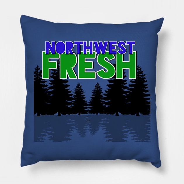 Northwest Fresh Pillow by TankByDesign