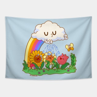 Peeing Cloud ~ Spring Showers Tapestry