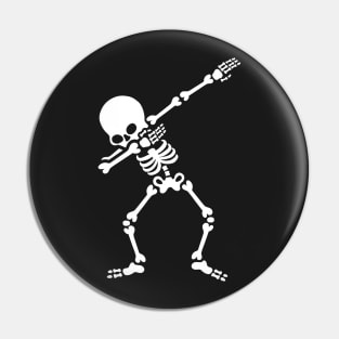 Dabbing skeleton (Dab) Pin