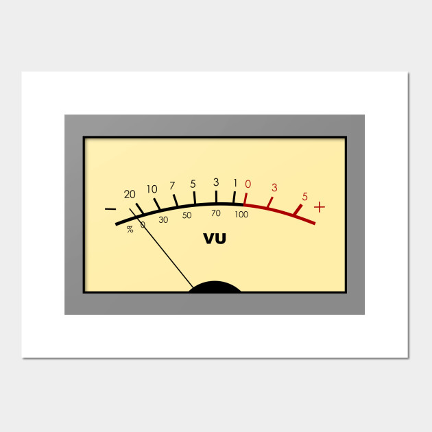 analog vu meter