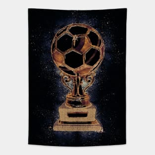 Abstract Football Trophy Artwork for all the true soccer fans Tapestry