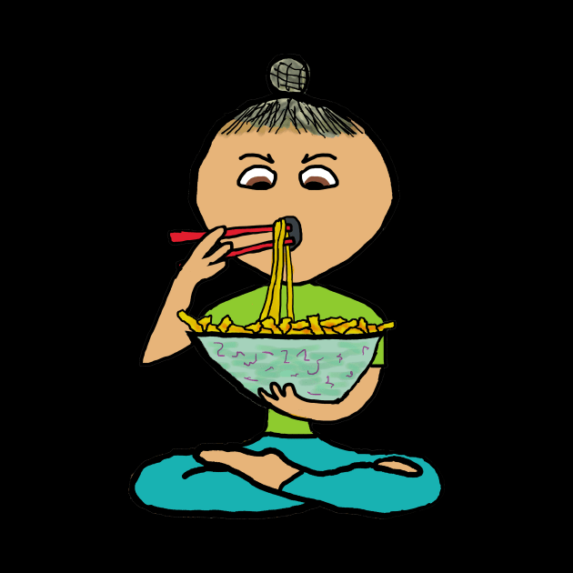 Noodles and Chopsticks by Mark Ewbie
