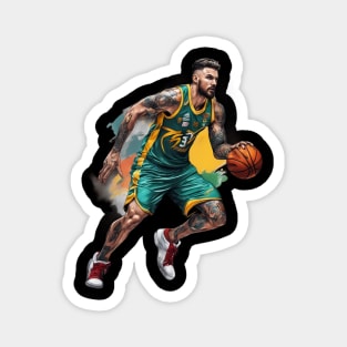 Basketball Fastbreak Magnet