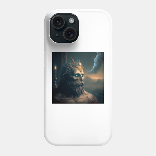 Death king Phone Case by AiArtPerceived