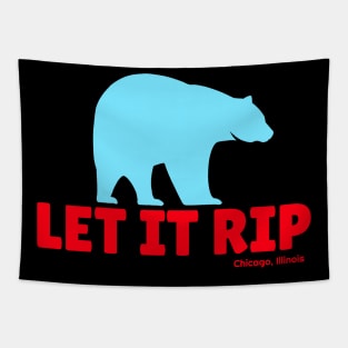 Let it Rip Bear Tapestry