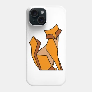 colorful fox-origami style Phone Case