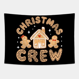 Christmas Crew Holiday Gingerbread Man Tapestry