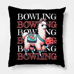 Bowling llama Pillow