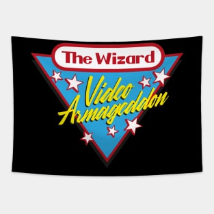 The Wizard - Video Armageddon 1990 tee Tapestry