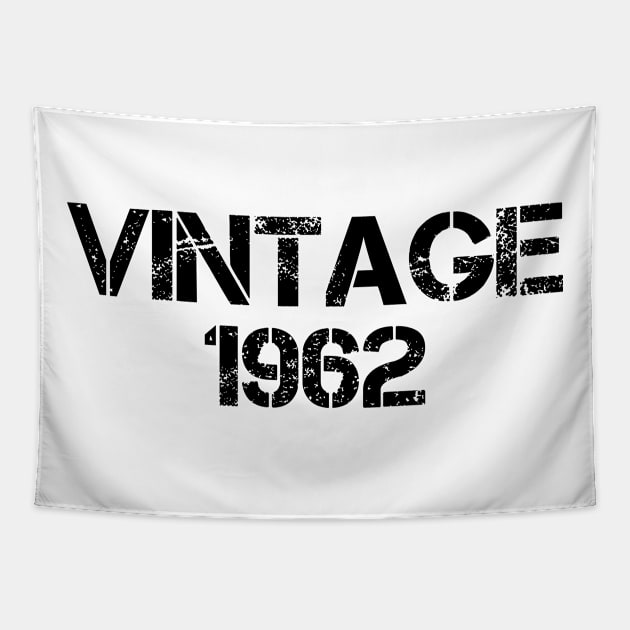 Vintage 1962 - Born In 1962 Birthday Gift Tapestry by silentboy