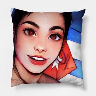 Flag of the Cubana 2023 Pillow