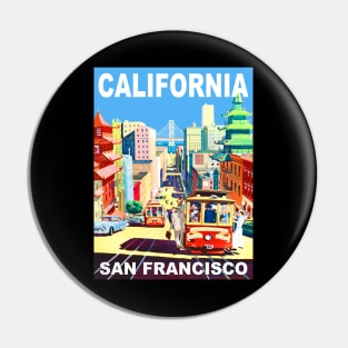 California Travel Pin