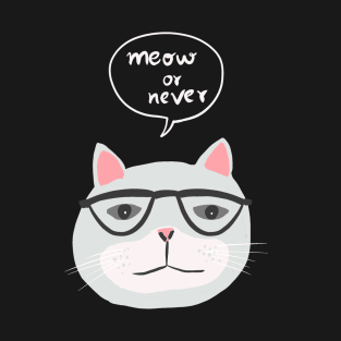 Cat Meow or Never T-Shirt