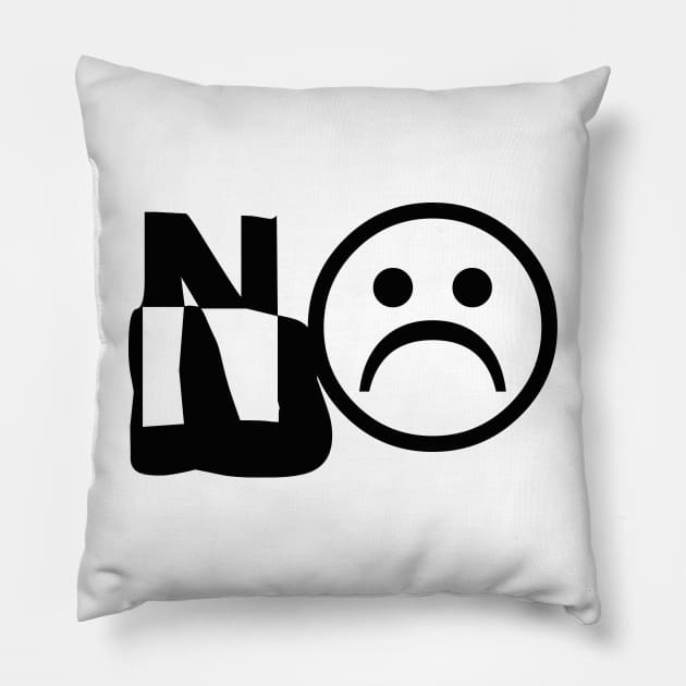 sad face Pillow by sarahnash