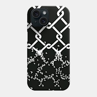 Bird Fence Minimalist by Tobe Fonseca Phone Case