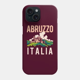 Abruzzo, Italia / Retro Italian Region Design Phone Case