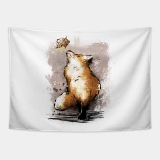 Autumn Fox Tapestry