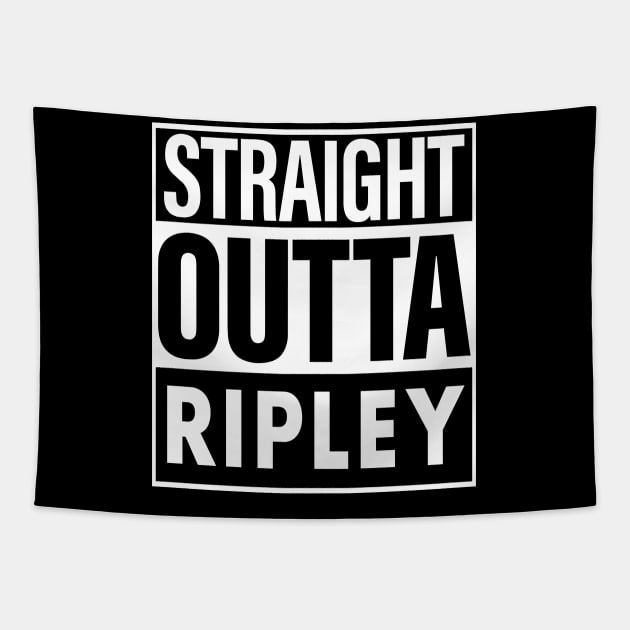 Ripley Name Straight Outta Ripley Tapestry by ThanhNga