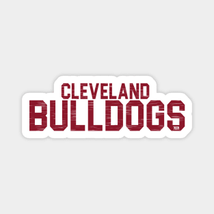 Vintage Cleveland Bulldogs Magnet