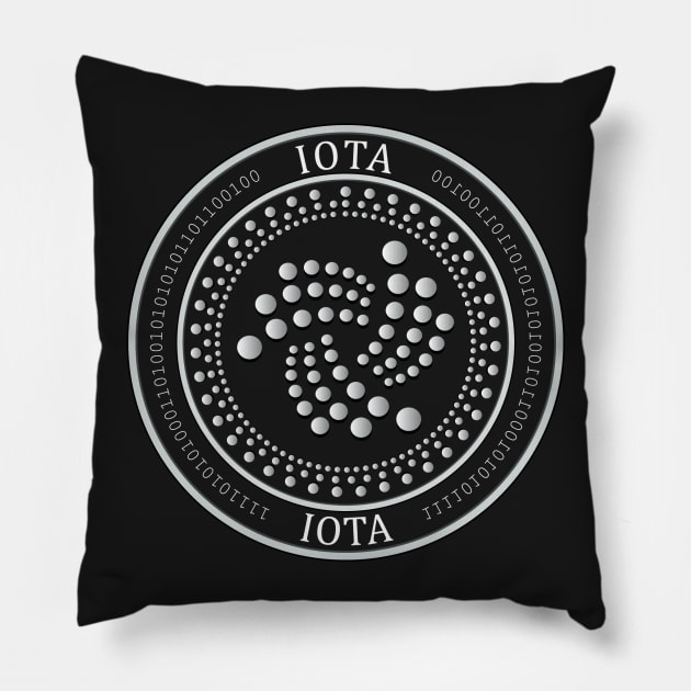 IOTA Crypto Coin Pillow by cryptogeek