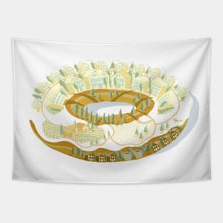 Vanilla Donutville Tapestry