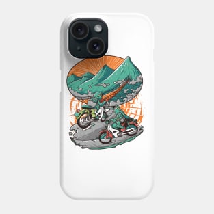 Turtle Biker Artwork Phone Case