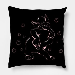 Pink Elephant Pillow