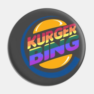 Kurger Bing LGBTQ Logo Pin