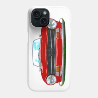 Triumph TR6 1970s classic British sports car red Phone Case